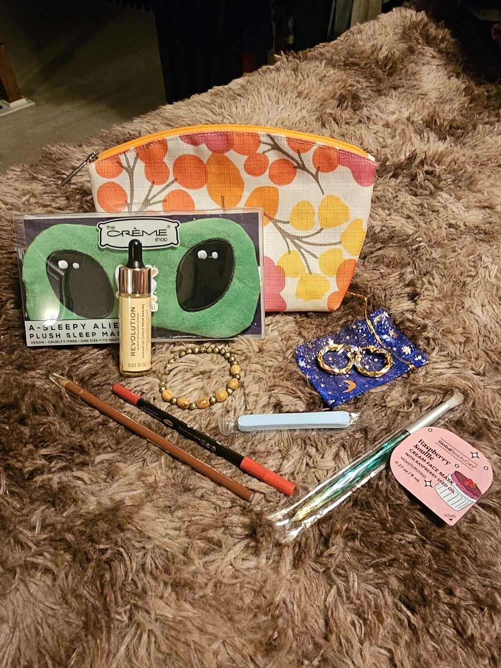 Floral Canvas Makeup Bag Bundle
